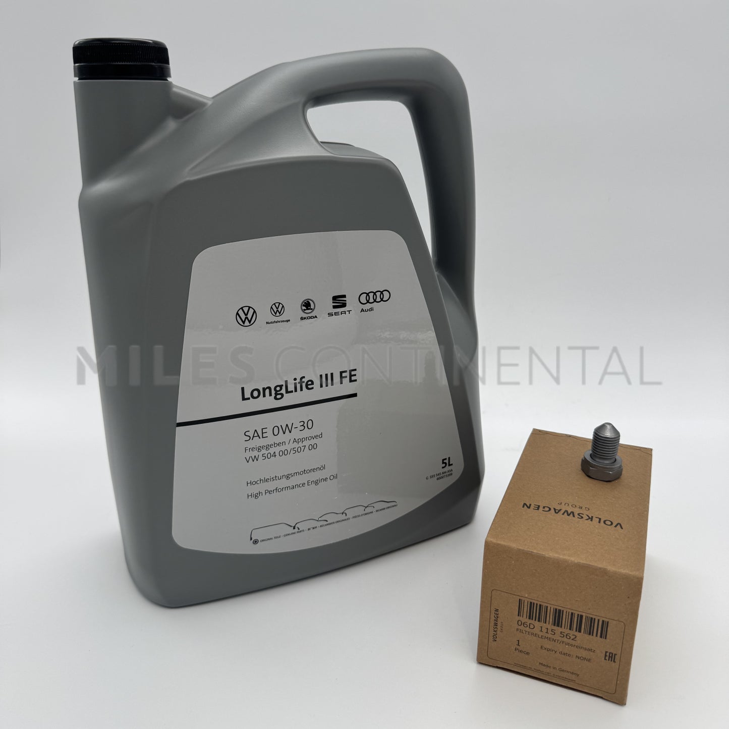 Volkswagen 5L Oil, Oil Filter & Sump Bung