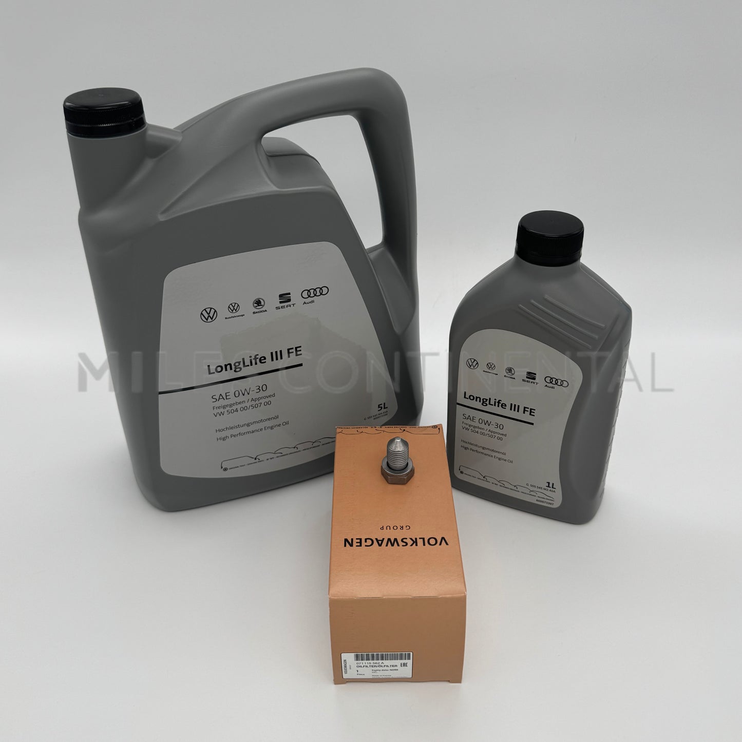 Volkswagen 5L Oil, 1L Oil, Oil Filter & Sump Bung