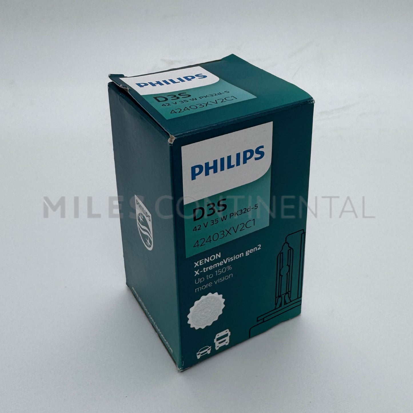 D3S Xenon HID Bulb - Philips X-tremeVision Gen2 Pair