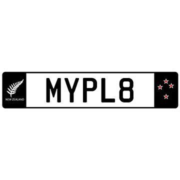 New Zealand Branded European Plates