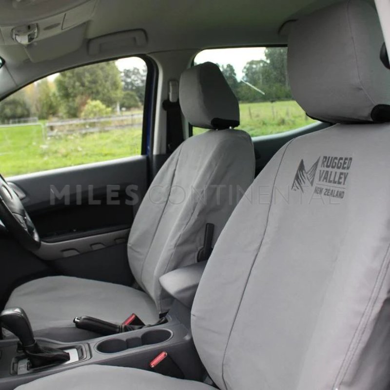 Rugged Valley Double Cab Canvas Seat Covers for Amarok