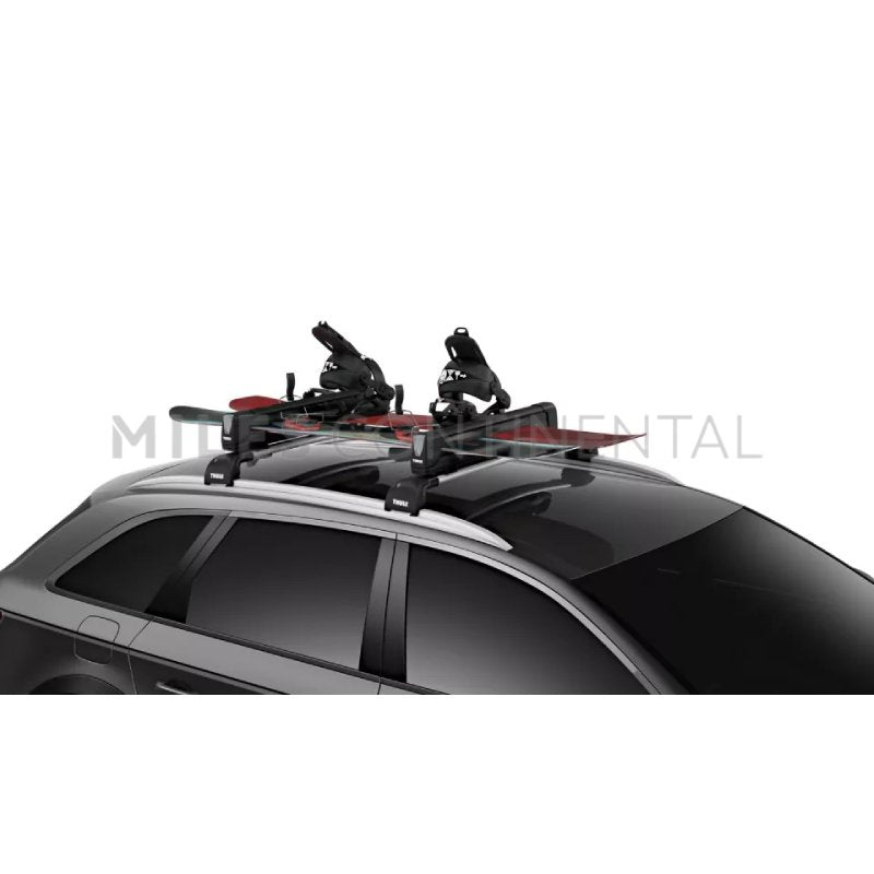 Thule SnowPack Extender 7325 - Extendable Rooftop Ski and Snowboard Carrier
