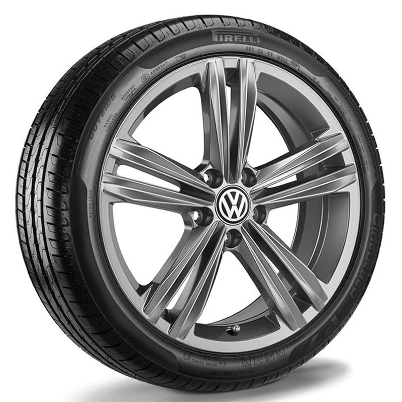 18" Sebring Alloy Wheels - Galvano Grey Metallic