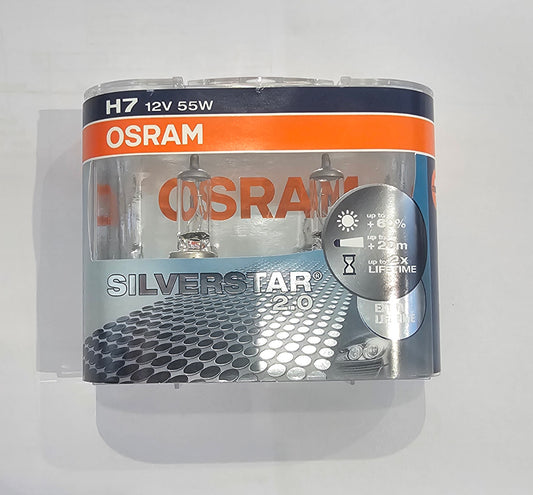 Osram Silverstar 2.0 H7 bulb set (+60%)