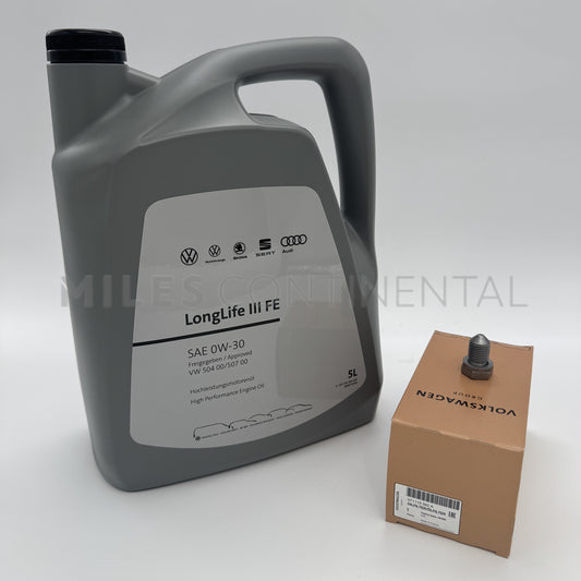 Volkswagen 5L Oil, Oil Filter & Sump Bung