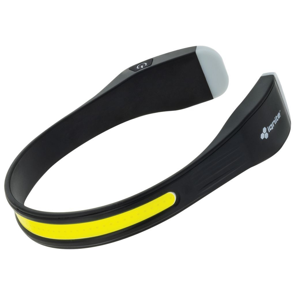 Ignite Rechargable Strapless LED headlamp with rear tail lights