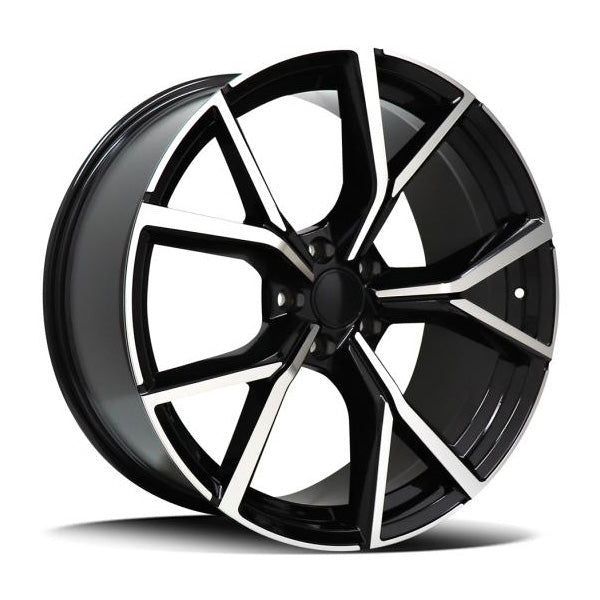 21" Replica Alloy Wheels - Black Polished