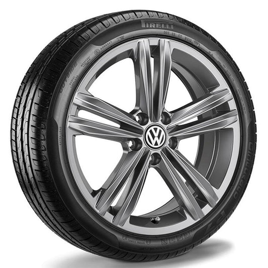 18" Sebring Alloy Wheels - Galvano Grey Metallic