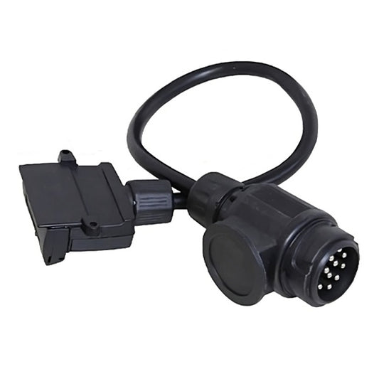 Towbar Plug Adapter - 13-Pin Round to 7-Pin Flat