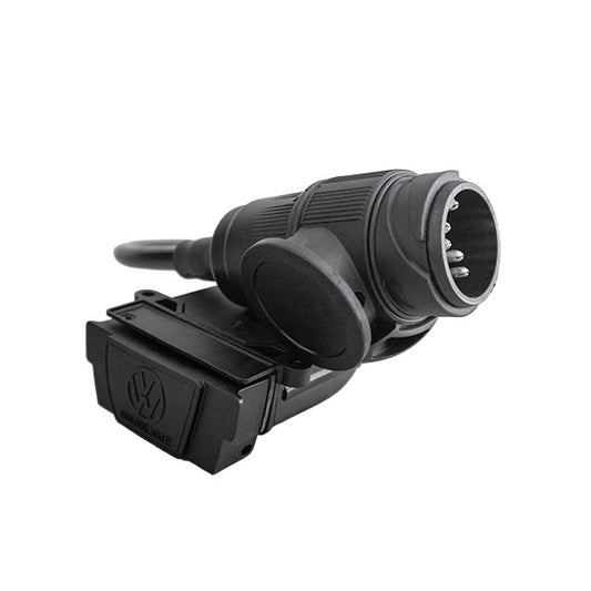 Volkswagen Towbar Plug Adapter - 13-Pin Round to 7-Pin Flat